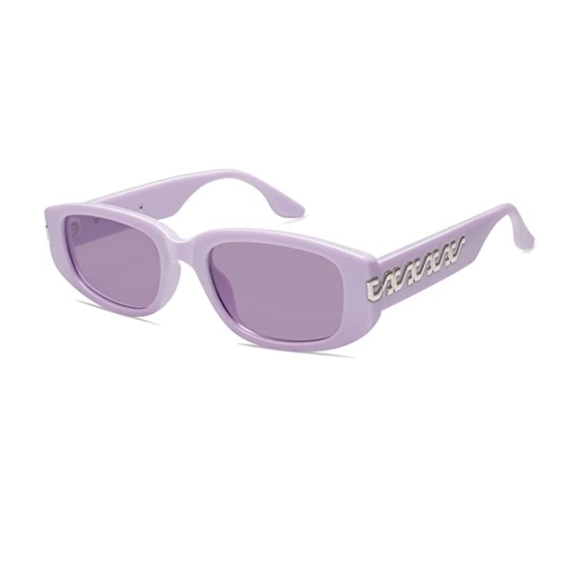 Accessories - New Purple Classics Rectangle Sunglasses Womens Mens Retro Vintage